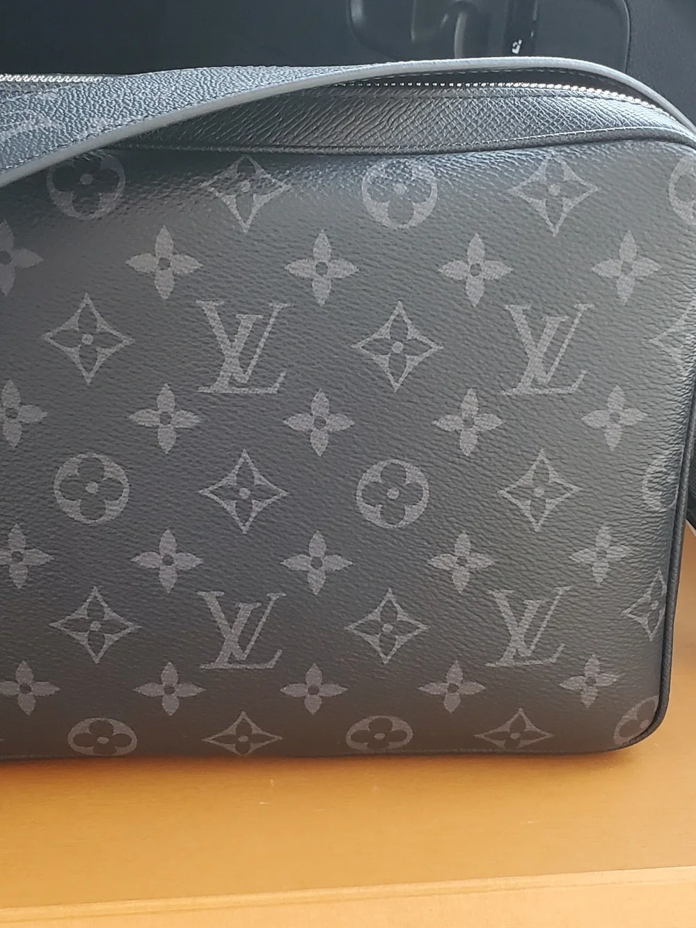 Louis Vuitton Black Monogram Messenger Crossbody